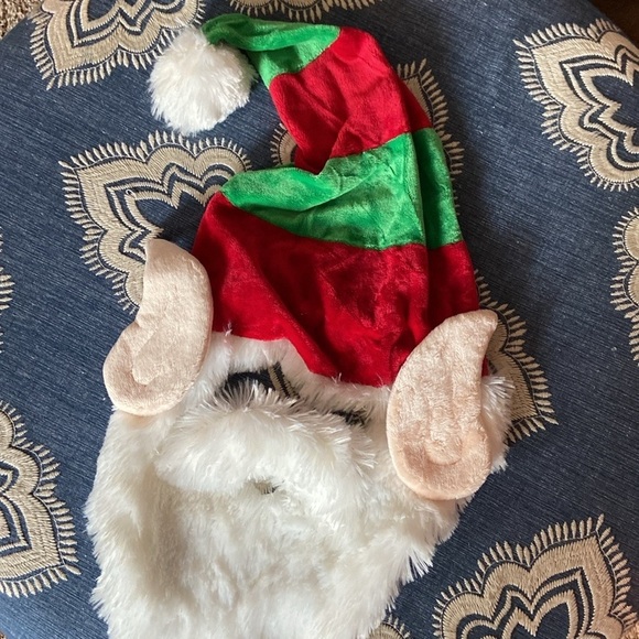 Men’s Christmas Elf costume red green festive holiday party Santa Halloween - Picture 8 of 14